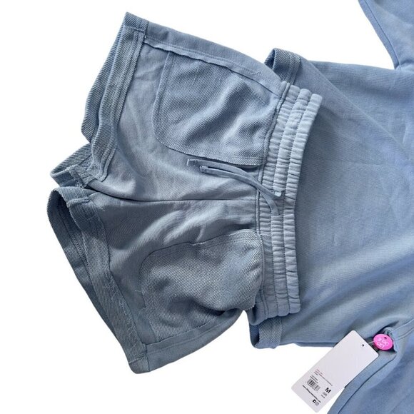 NWT 90 Degrees By Reflex Blue Girl's 2-Piece Hoodie and Short Set Medium (10) - Picture 5 of 9